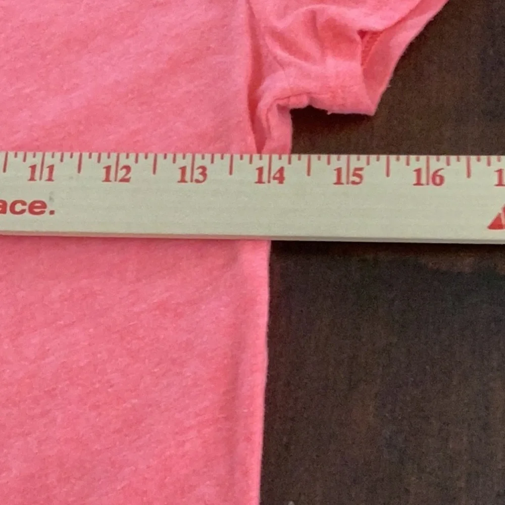 Fitted Pink Short Sleeve T-Shirt Sz S
